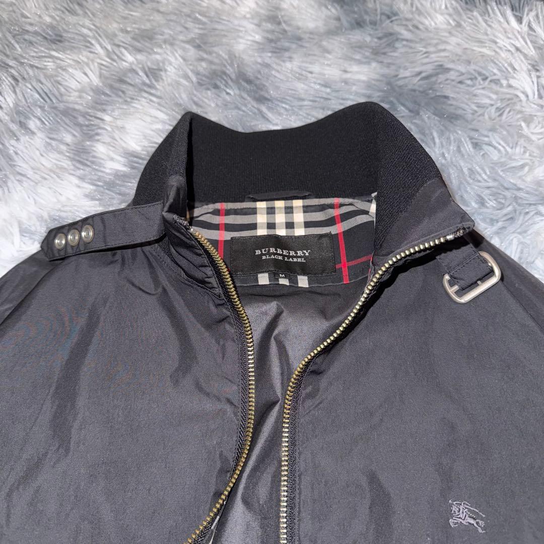 BURBERRY BLACK LABEL ノバチェック ナイロンジャケット
