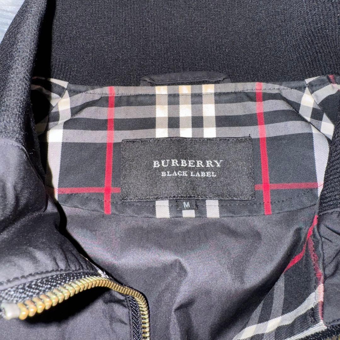 BURBERRY BLACK LABEL ノバチェック ナイロンジャケット