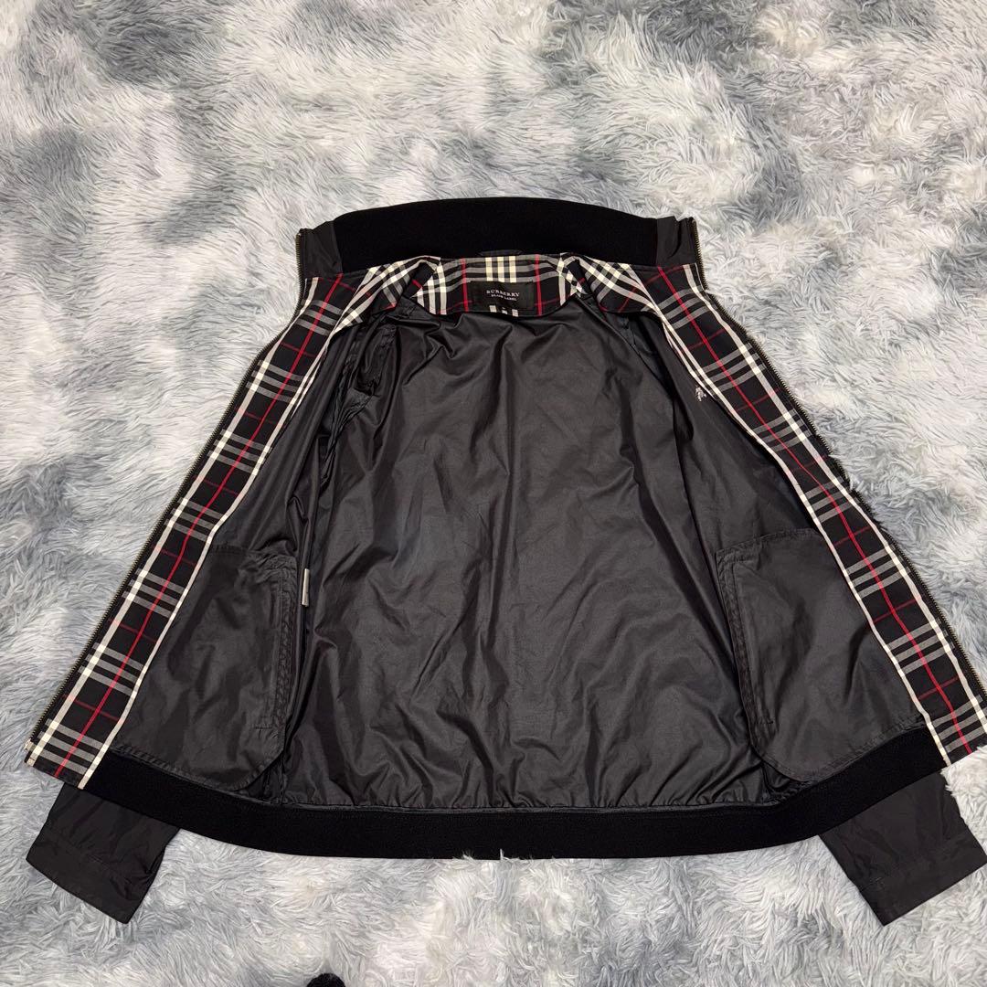BURBERRY BLACK LABEL ノバチェック ナイロンジャケット
