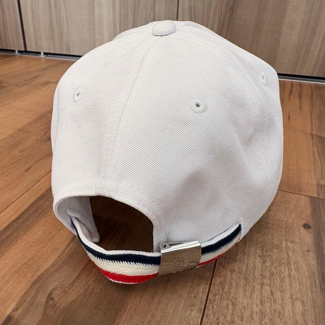 MONCLER キャップ　ホワイト