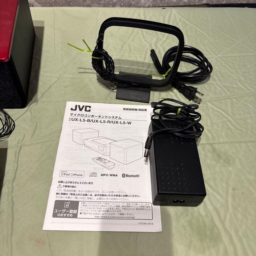 JVC UX-L5-B/UX-L5-R/UX-L5-W ミニコンポ