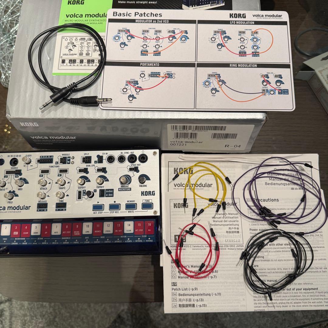 【美品】KORG volca modular モジュラーシンセサイザー