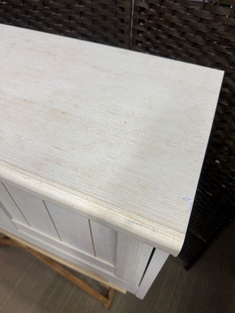 【洗浄消毒作業済】ニトリ　ローボード　リズバレー　SLM90 WH テレビボード