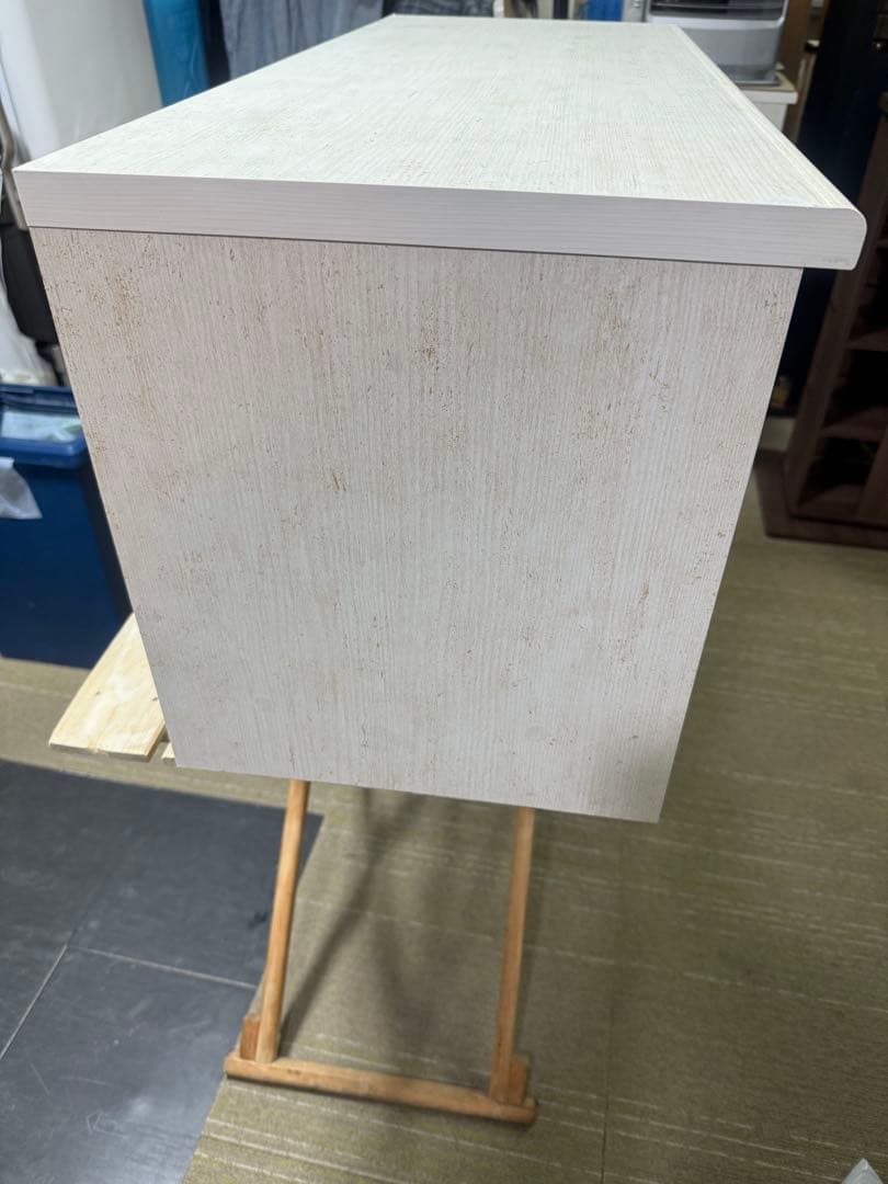 【洗浄消毒作業済】ニトリ　ローボード　リズバレー　SLM90 WH テレビボード