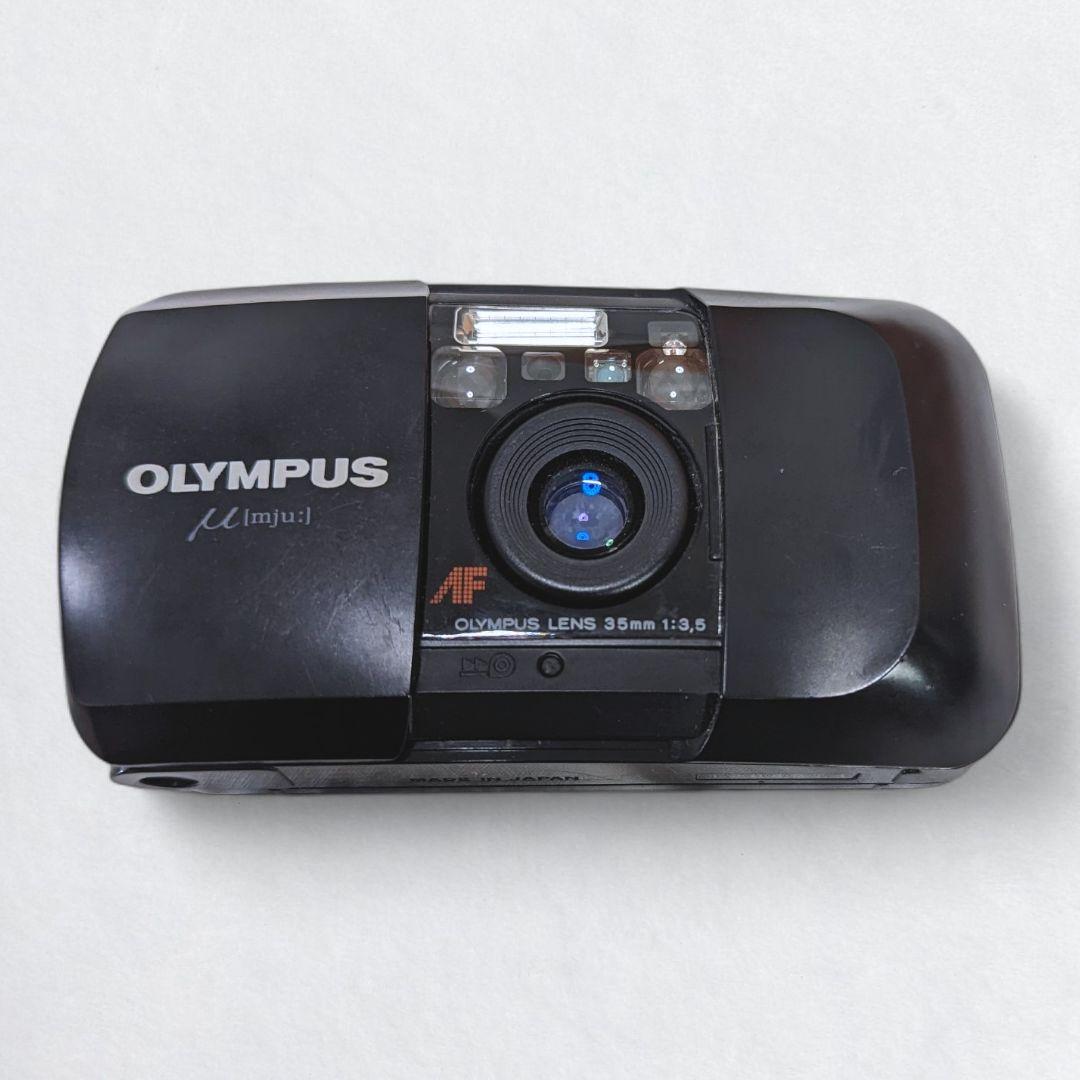 完動品 OLYMPUS μ ブラック 説明書付き