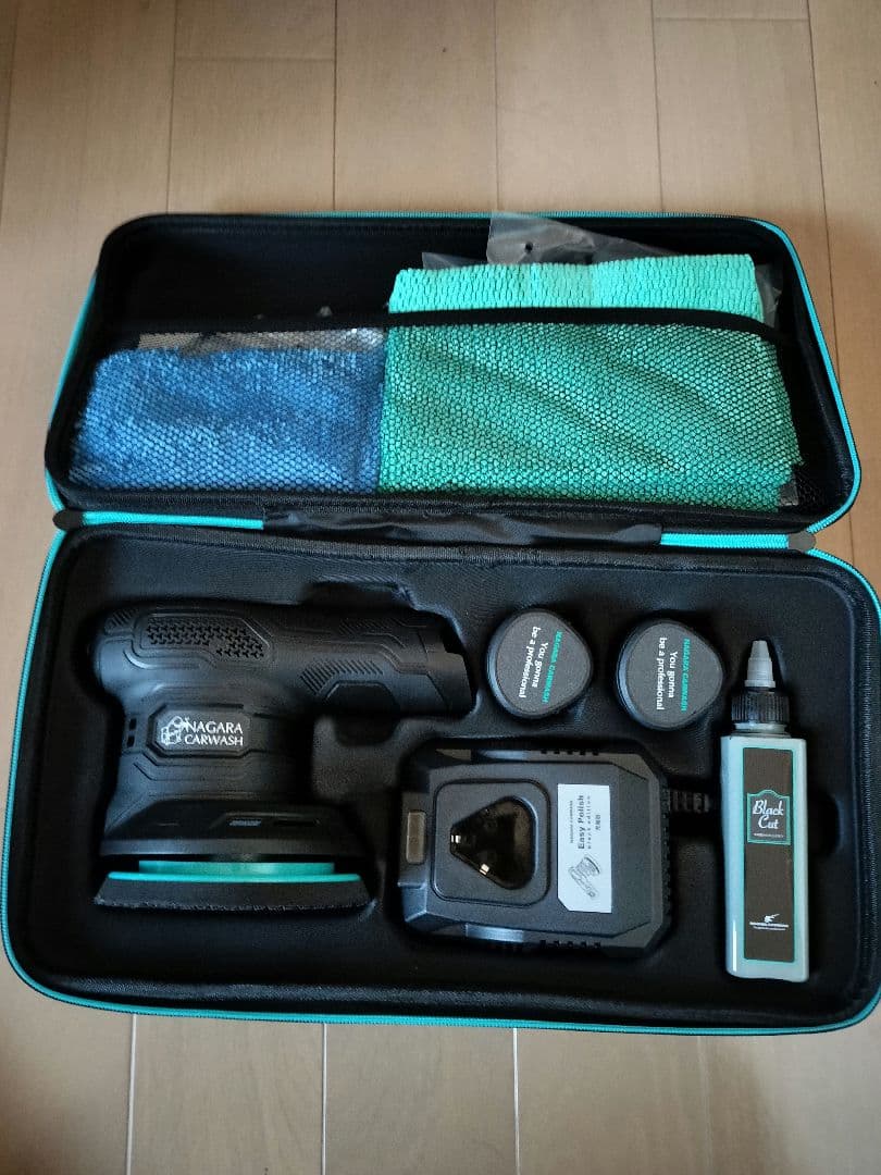 (未使用)ながら洗車　イージーポリッシュ　ブラックエディション　手裏剣パッド