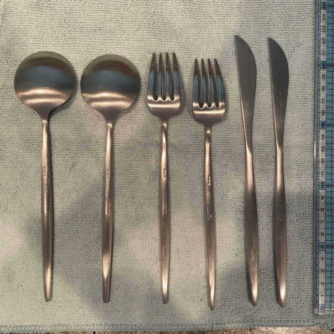 クチポール／Cutipol ムーンマット シルバー　カトラリー