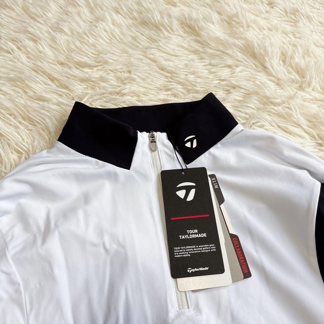 【テーラーメイド】新品タグ付 ポロシャツ ホワイト XLサイズ レディース