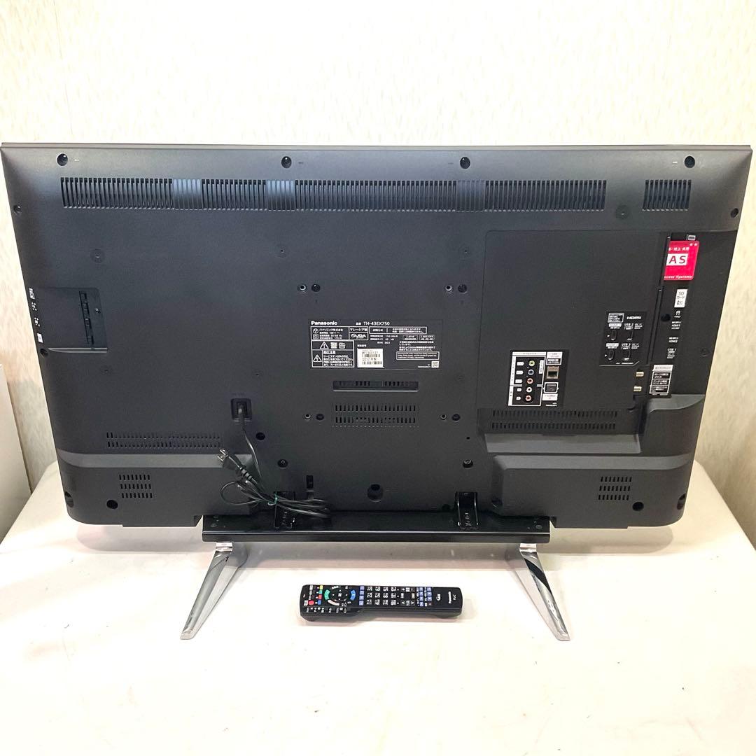 【ワダチ】美品4K 43型Panasonicスマートテレビ ネット動画対応
