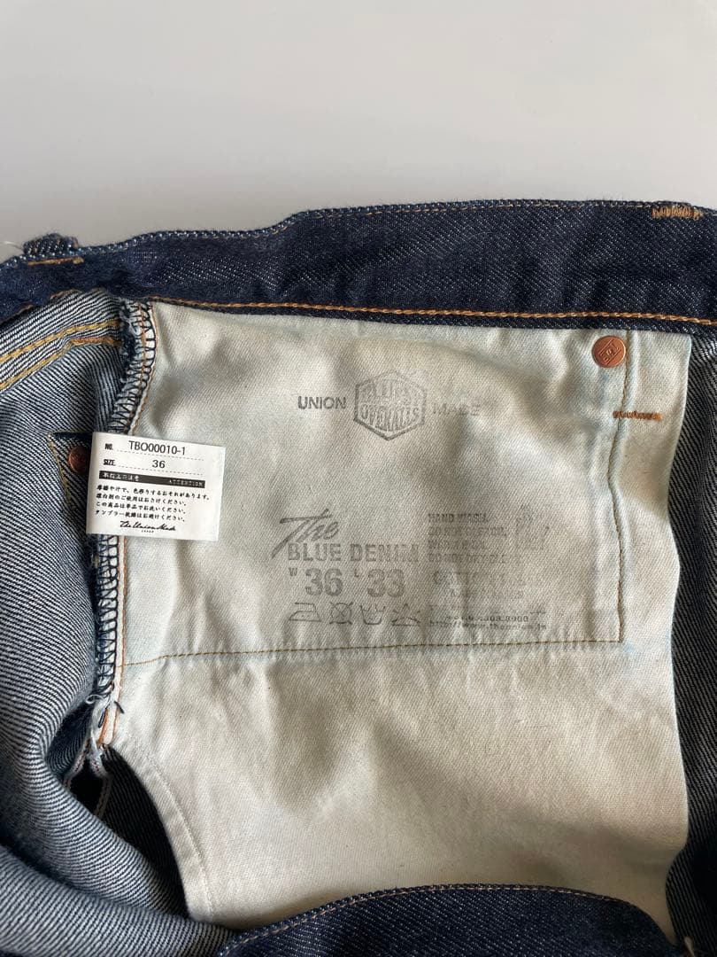 The Bluest Overalls Reiwa Denim ユニオン W36