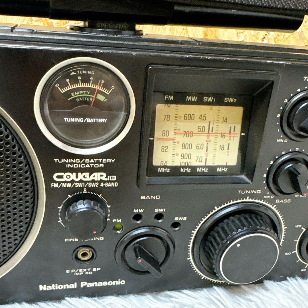 National Panasonic COUGAR113 ラジオ RF-1130