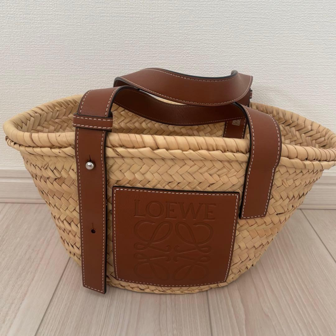 LOEWE ロエベ バスケットバッグ スモール タン 正規品