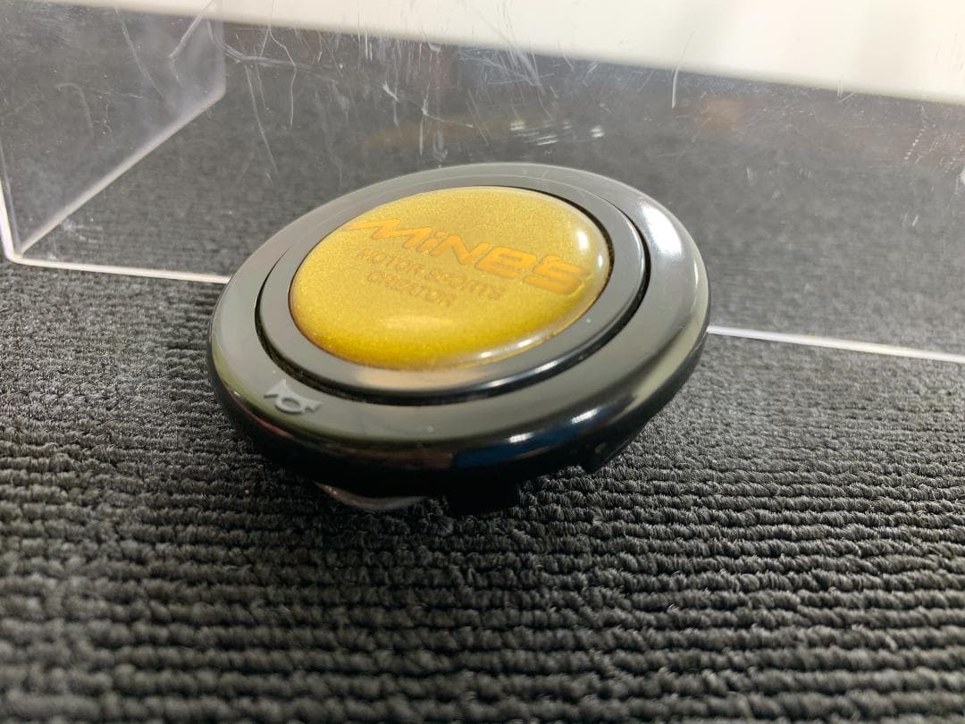 希少 MINE’S マインズ ホーンボタン ゴールド 当時物 GTR 32 33