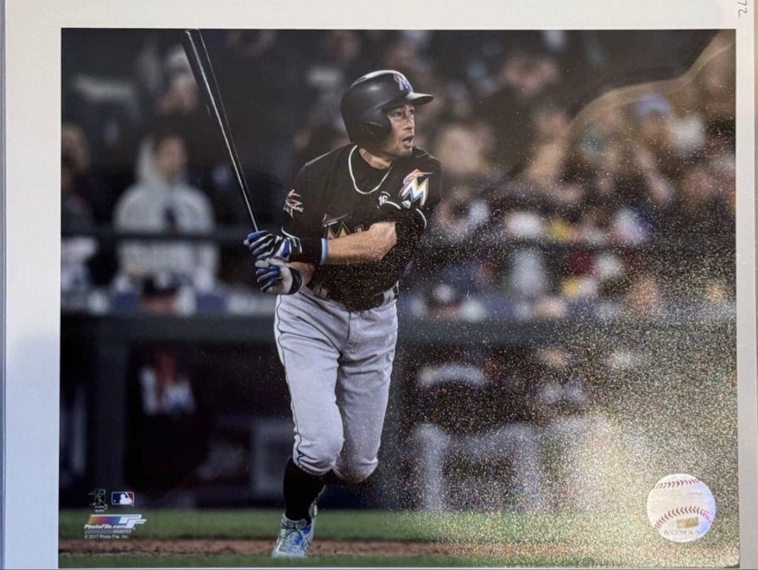 イチロー　2017年実使用バッティンググローブ　直筆サイン・証明書有