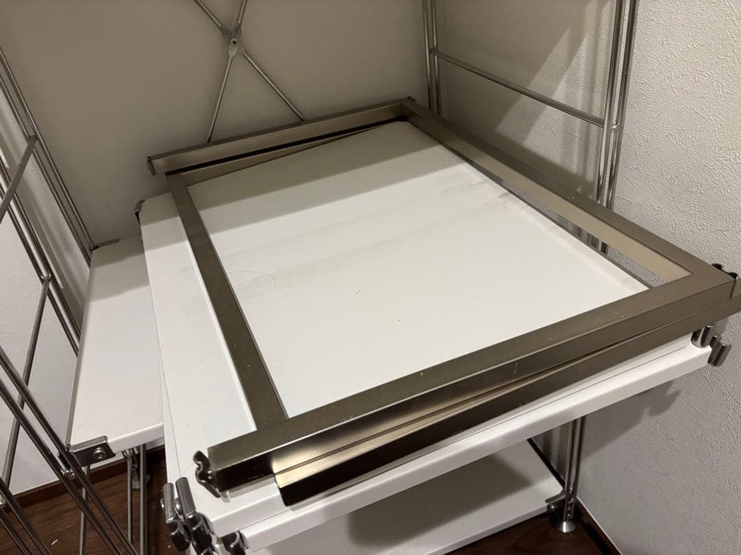 無印良品スチールラック シルバー 3段 パーツあり