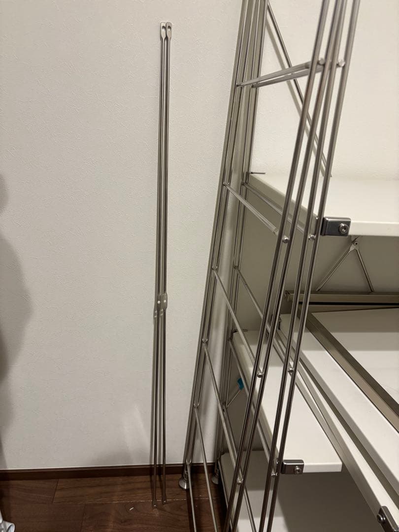 無印良品スチールラック シルバー 3段 パーツあり