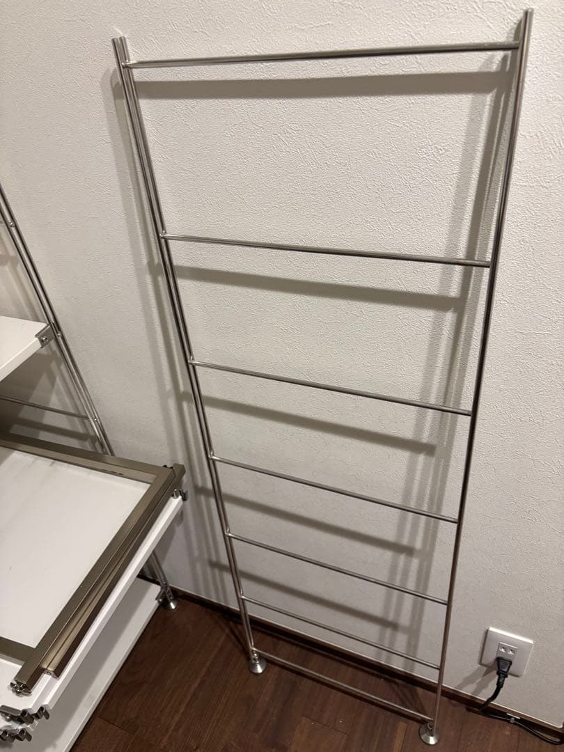 無印良品スチールラック シルバー 3段 パーツあり