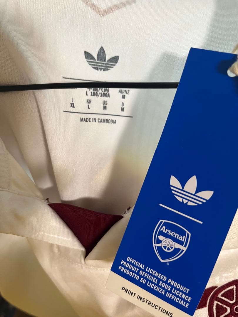 アーセナル3rdユニフォーム レプリカ XLサイズ