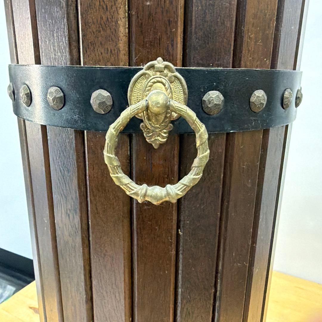 Karimoku カリモク 木製傘立て ダークブラウン