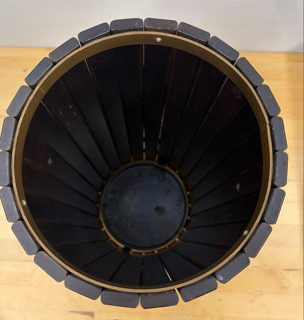 Karimoku カリモク 木製傘立て ダークブラウン