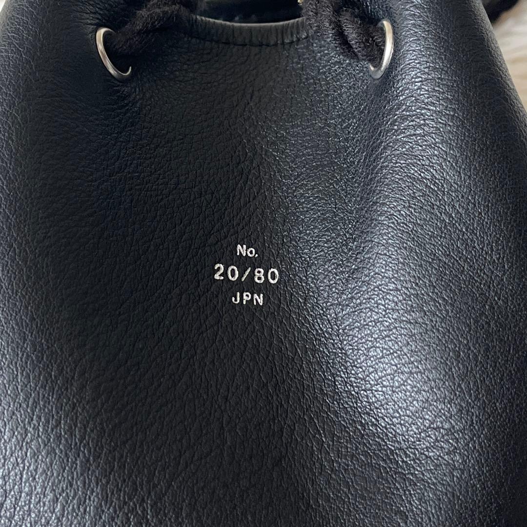 未使用級✨20/80 トゥエンティーエイティー　ハンドバッグ　ブラック　レザー