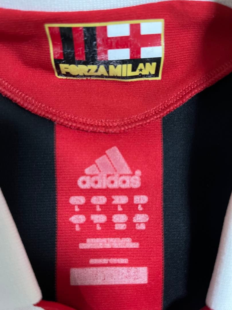 ACミラン 09/10 ホームユニフォームadidas 長袖
