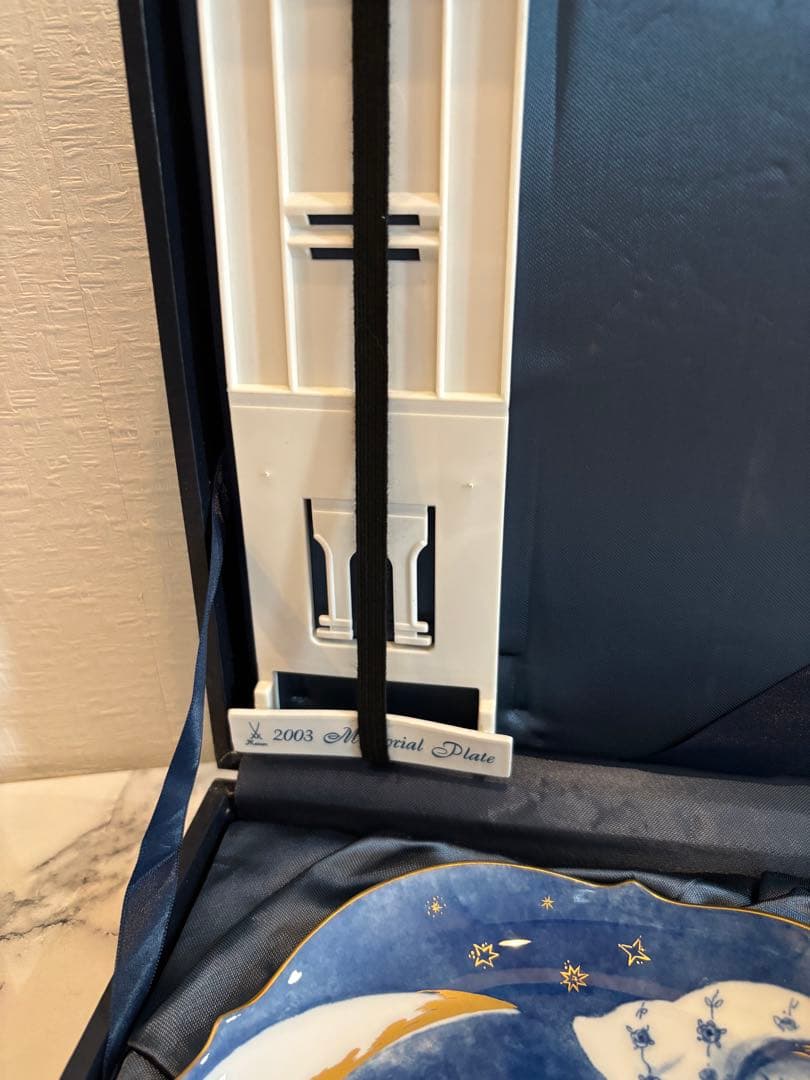 希少　新品未使用　マイセン 2003年 メモリアルプレート 眠れよい子よ