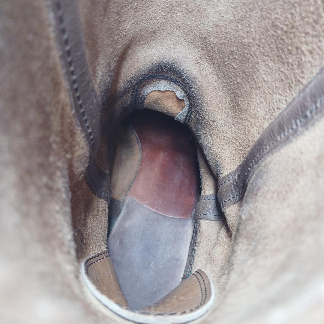 希少 80s 8D ペコス REDWING ビンテージ 柿色 プリント羽 コルク