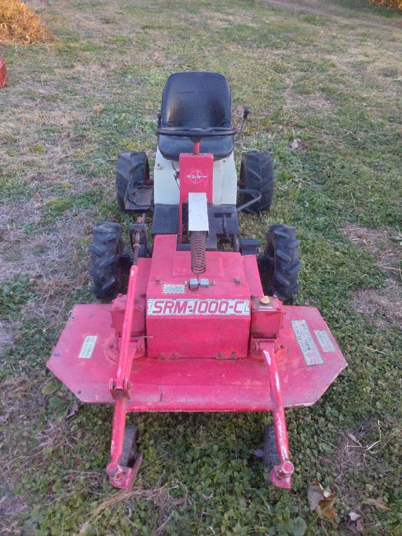 サンケーSRM-1000cロータリーモア ハンマーナイフモア 乗用草刈 機