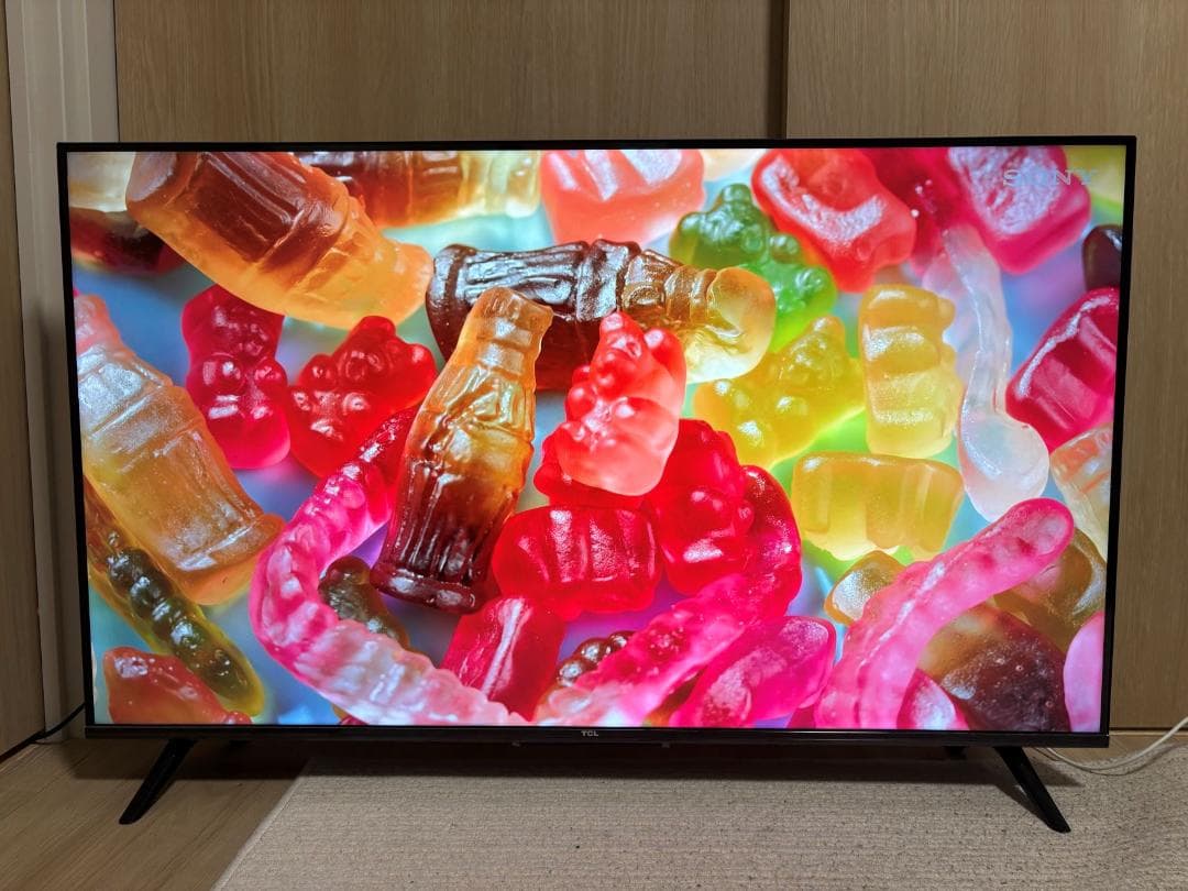 TCL 23年製 43型 4k HDR 「Google TV」搭載【引取り可】
