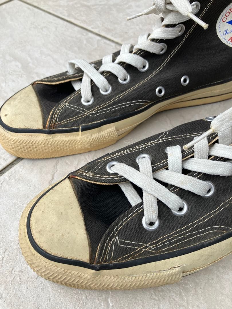コンバースALL STAR 黒ハイカットUSA