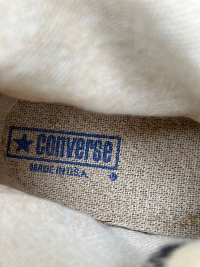 コンバースALL STAR 黒ハイカットUSA