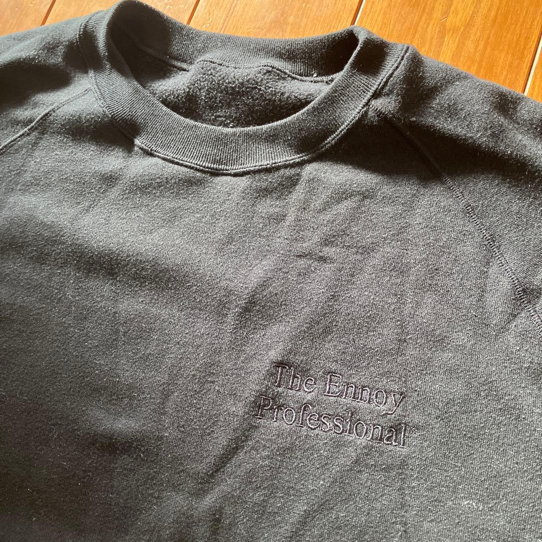 ennoy クルーネックスウェット　　黒　XL