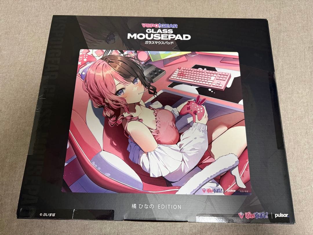 ぶいすぽ　VSPO! GEAR ガラスマウスパッド　橘ひなの