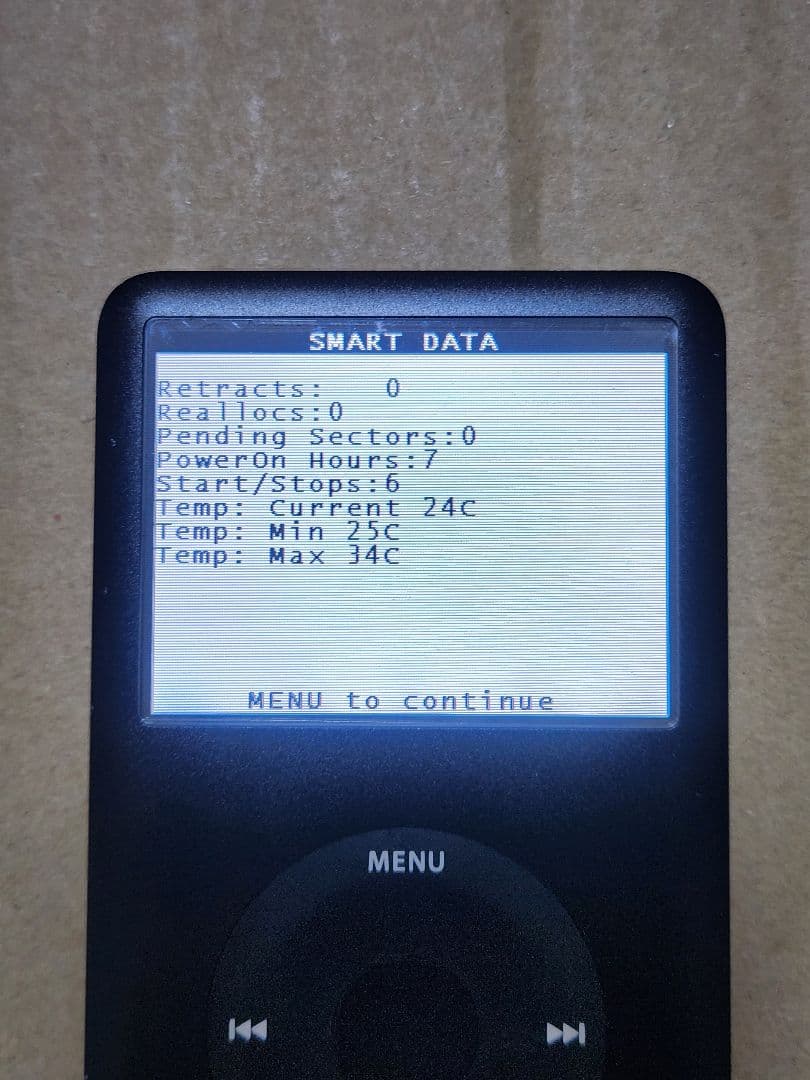 Apple iPod Classic 160GB A1238 ブラック　黒