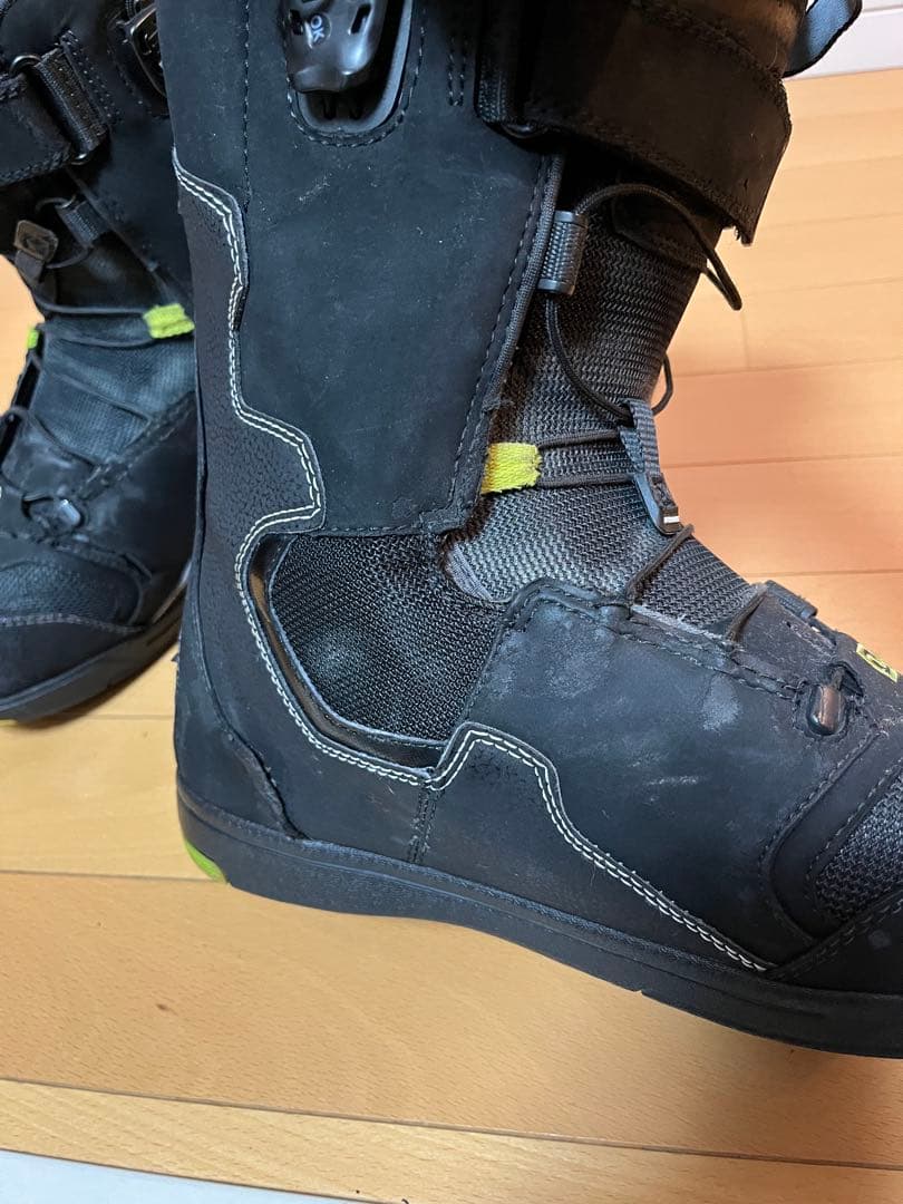 スノーボードブーツ 黒/緑