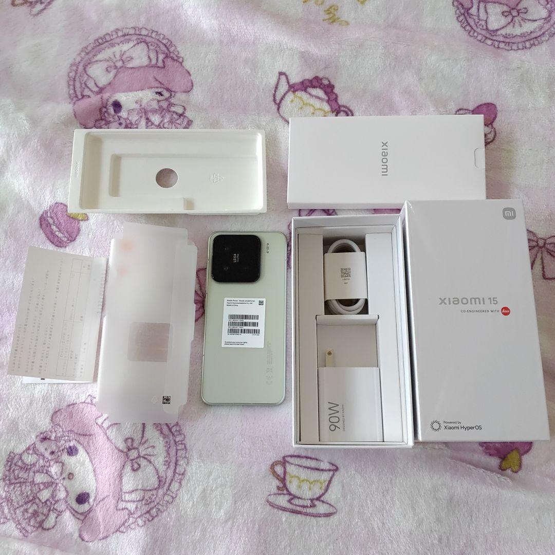 国内版　ほぼ未使用　Xiaomi 15 512GB グリーン