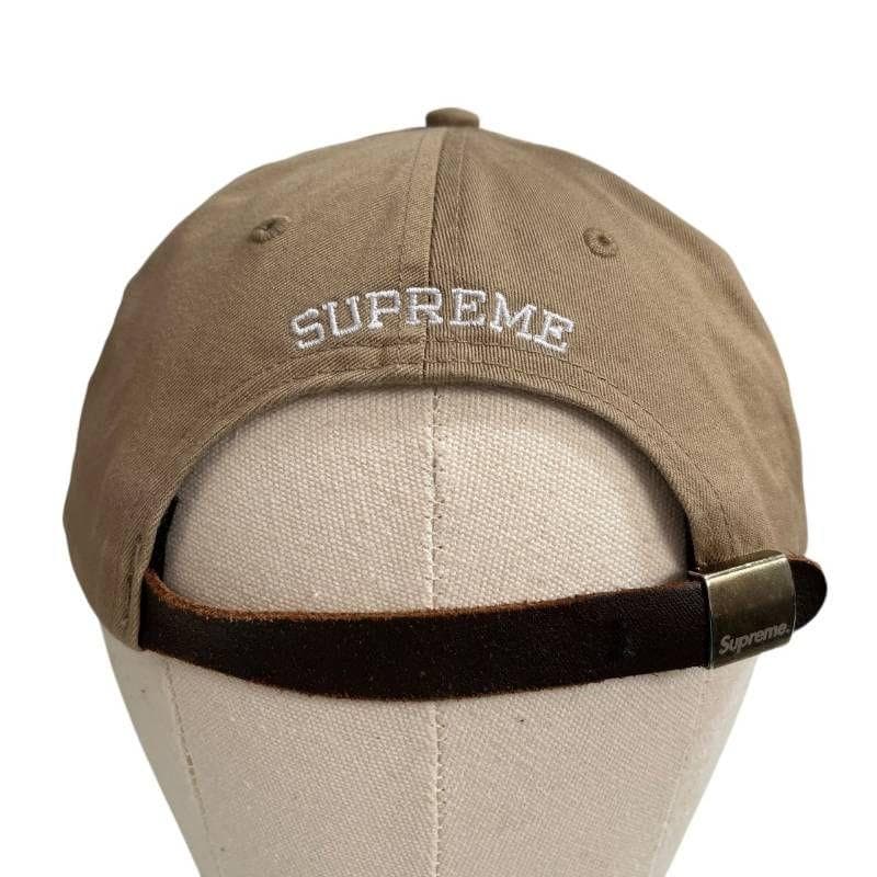 帽子 4499 Supreme Chenille S Logo 6-Panel Tan