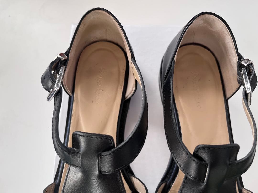 Steven Alan スティーブン アラン　レザー メッシュ サンダル 35