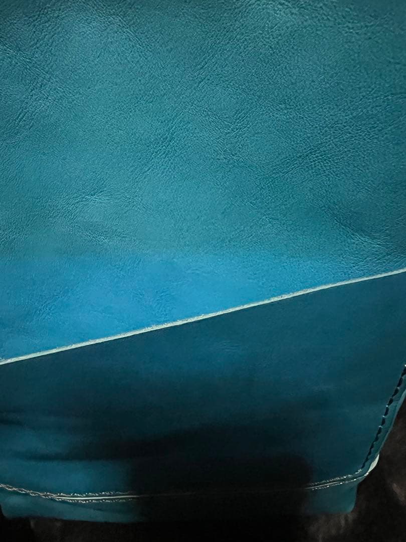 HERZ ショルダーポシェット 特別仕様 セルリアンブルー 限定革 本革