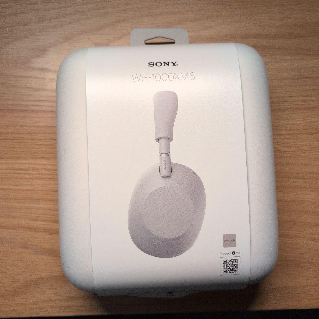 SONY WH1000-XM6 ヘッドホン プラチナシルバー