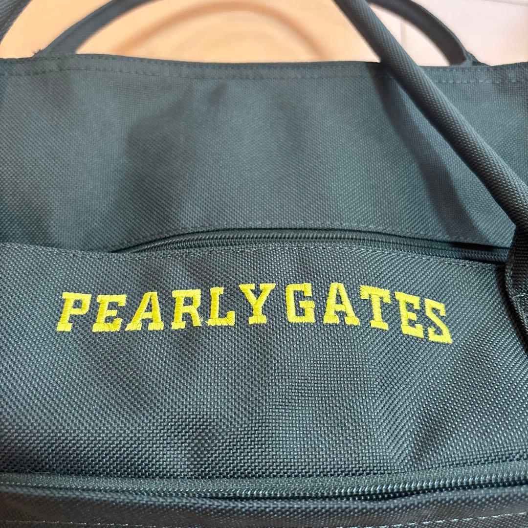 PEARLY GATES カーキロッカーバッグ