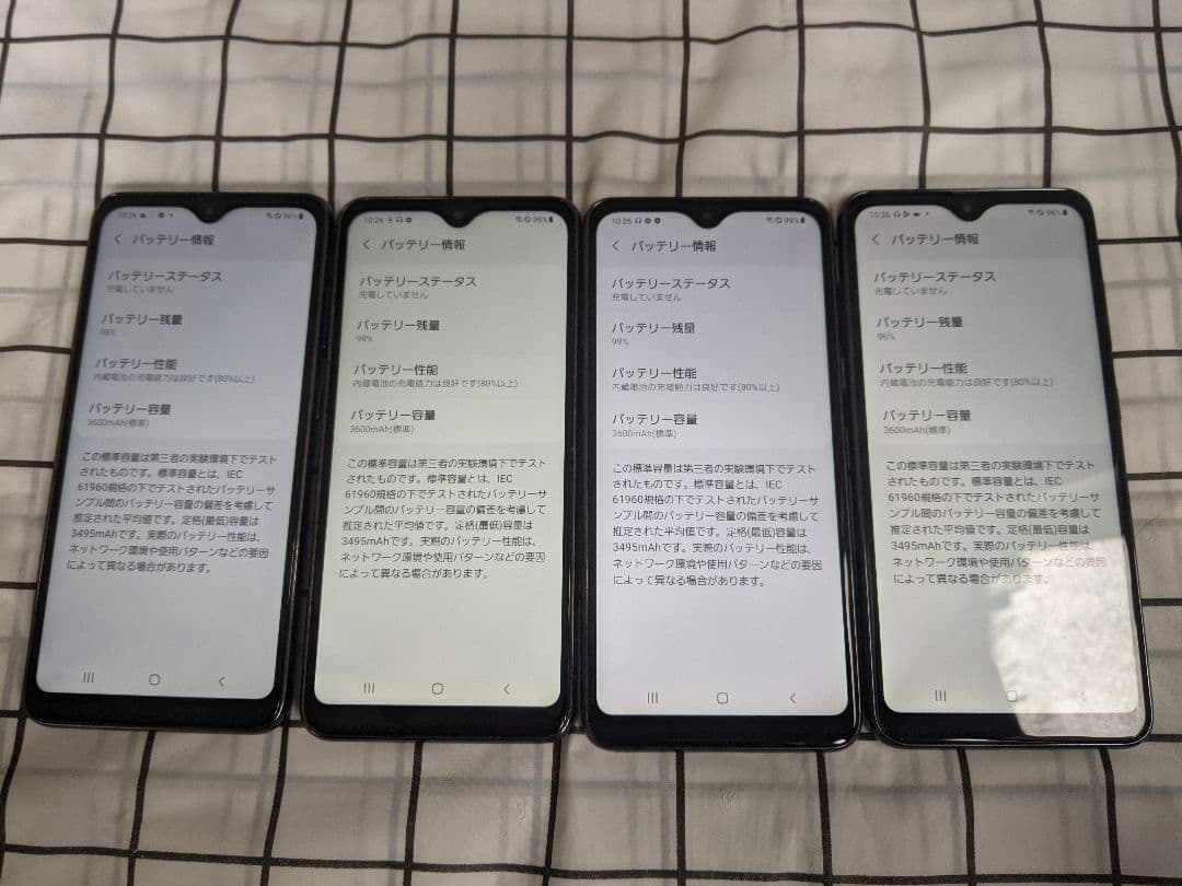 GalaxyA21 SCV49 64GB android11 Simフリー4台