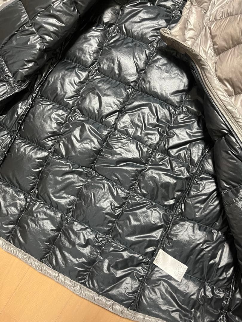 モンベル800FPスペリオダウンコンバーチブルジャケットLサイズ　シルバー