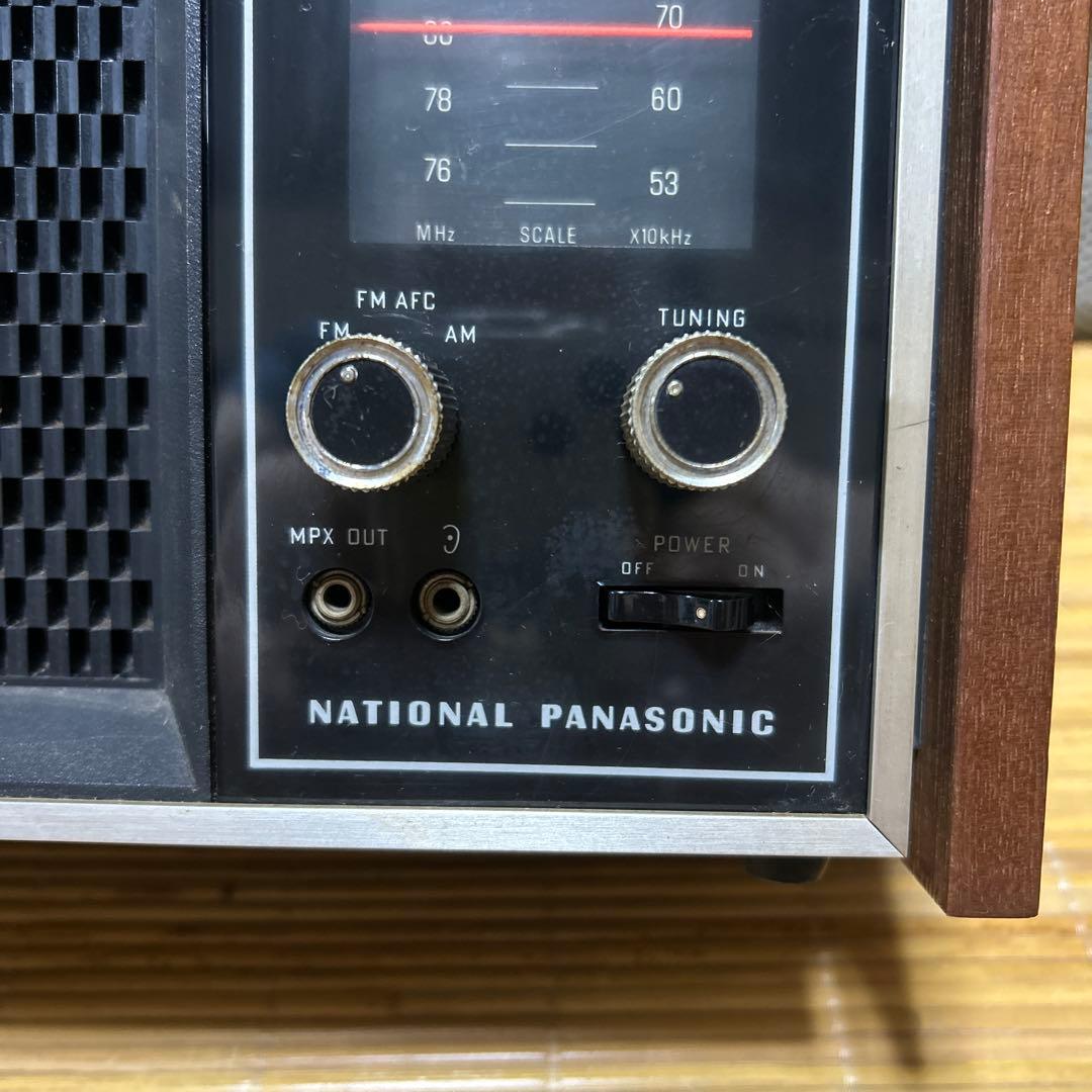 NATIONAL PANASONIC ラジオ RE-788 昭和レトロ