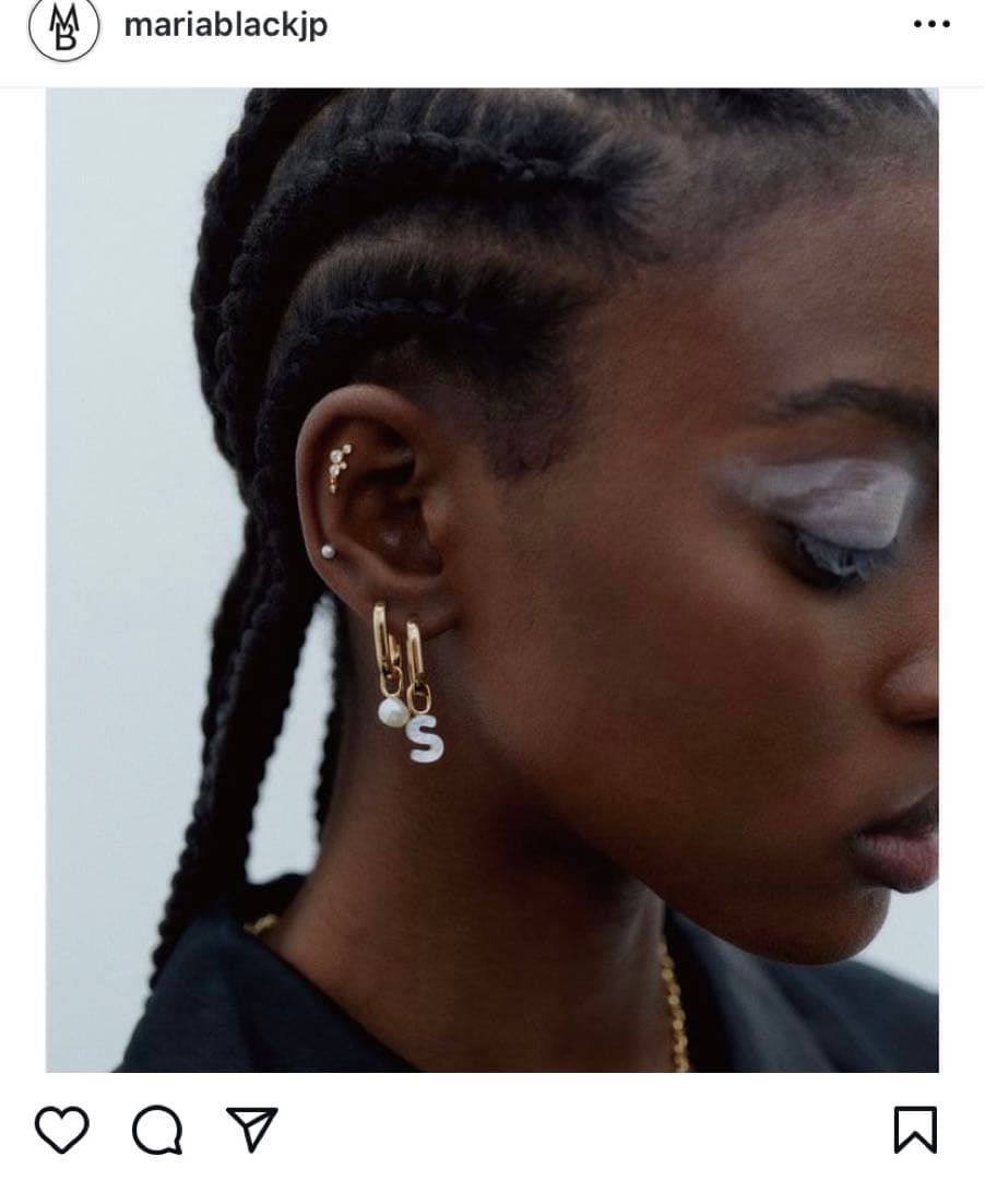 マリアブラック MARIA BLACK ピアス　パール　ゴールド　箱無し