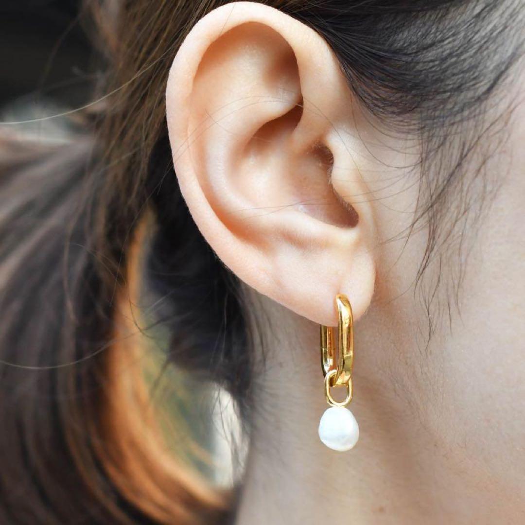 マリアブラック MARIA BLACK ピアス　パール　ゴールド　箱無し