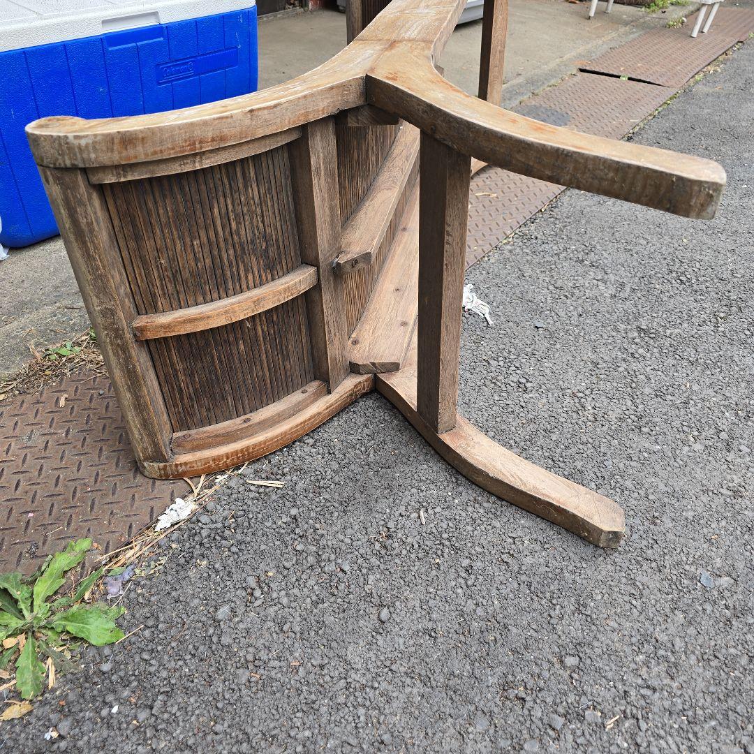 大田区 東糀谷 引き取り 限定 アジアンスタイル 木製ベンチ カウチ ラック