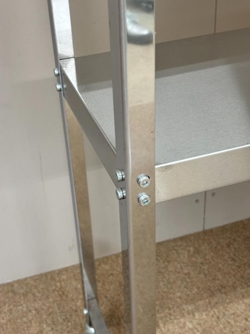 ステンレスワゴン / キャスター付き / ステンレスワゴン2段