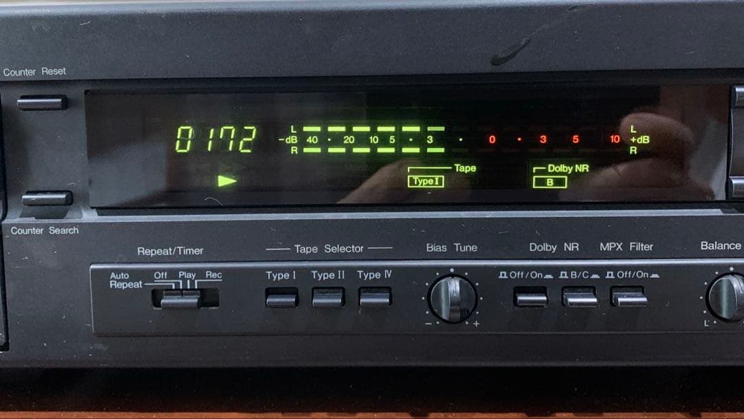 ナカミチ　カセットデッキ2 動作品